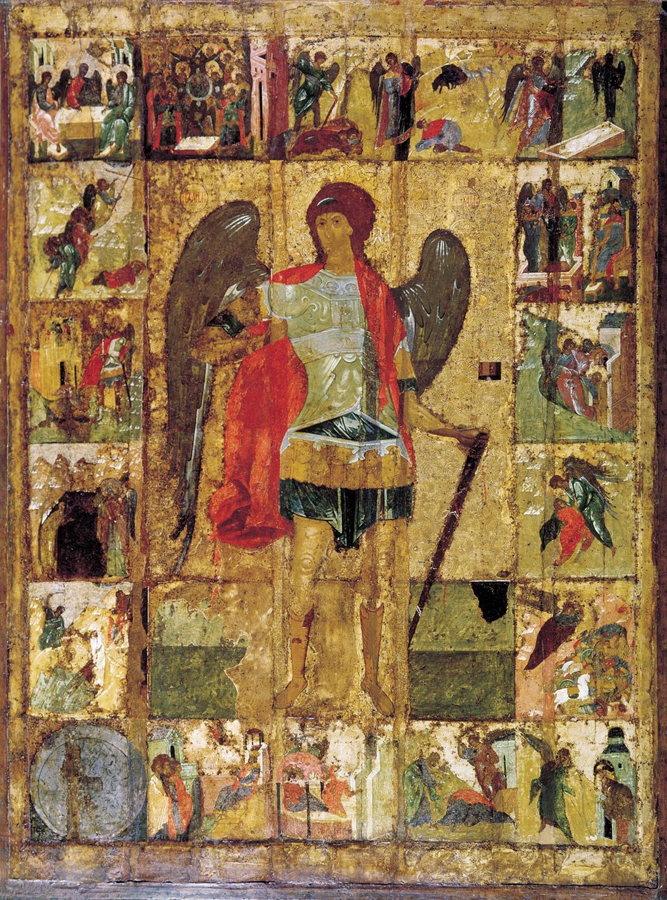 Św. Michał Archanioł, c1410 autorstwa Unbekannt