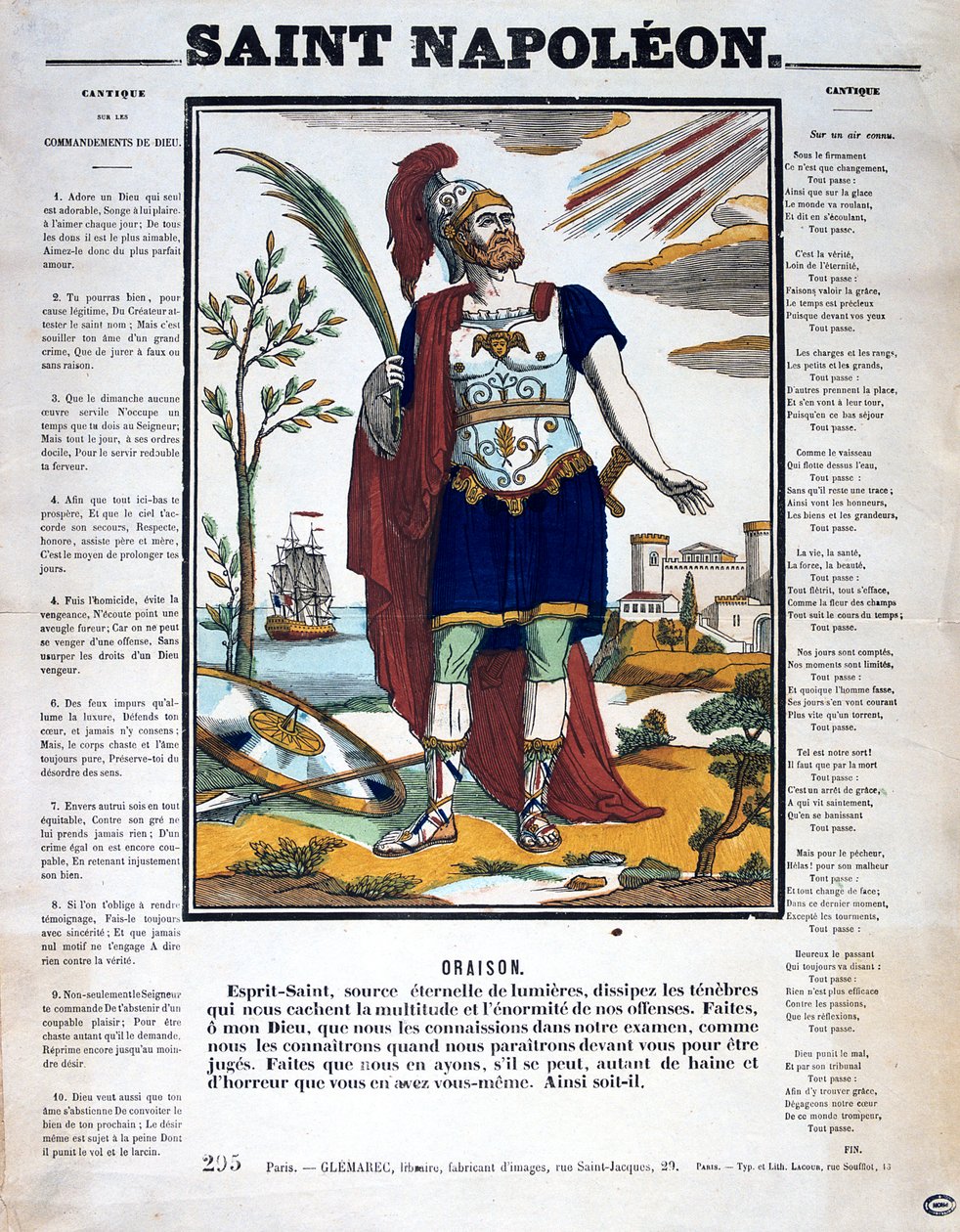 Święty Napoleon, XIX wiek autorstwa Unbekannt