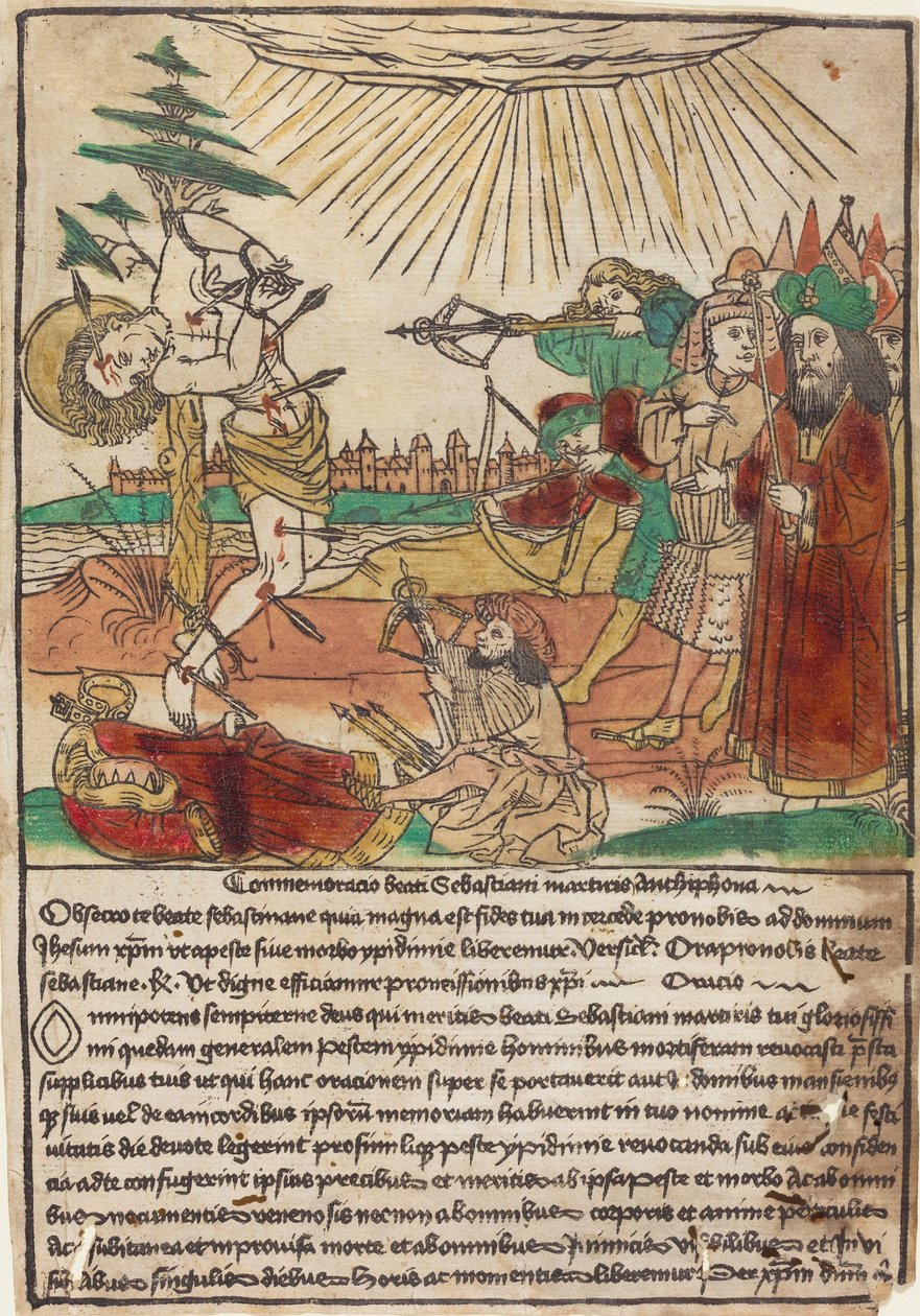 Św. Sebastian, 14401460. autorstwa Unbekannt