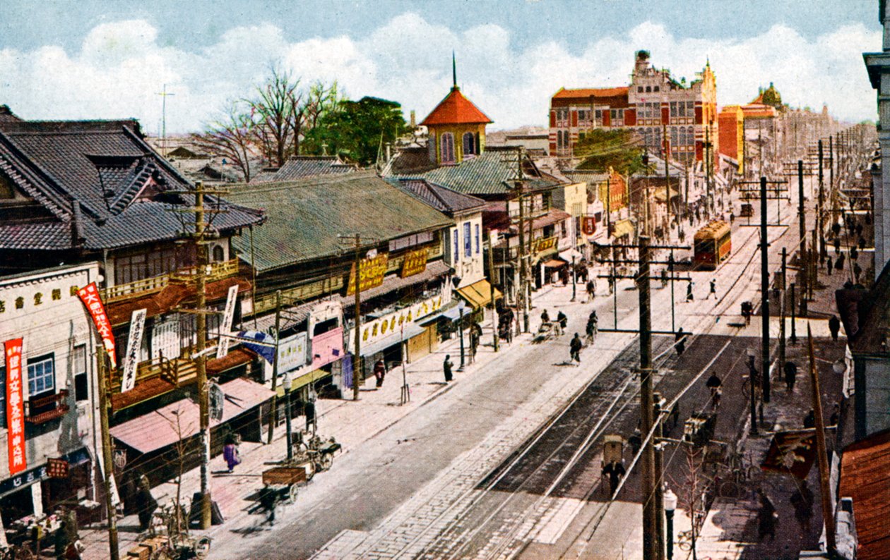 Sakaemachi St Reet, Nagoja, Japonia, 20 linia ry autorstwa Unbekannt