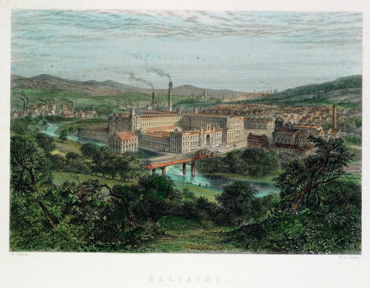 Saltaire, Yorkshire, XIX wiek autorstwa Unbekannt