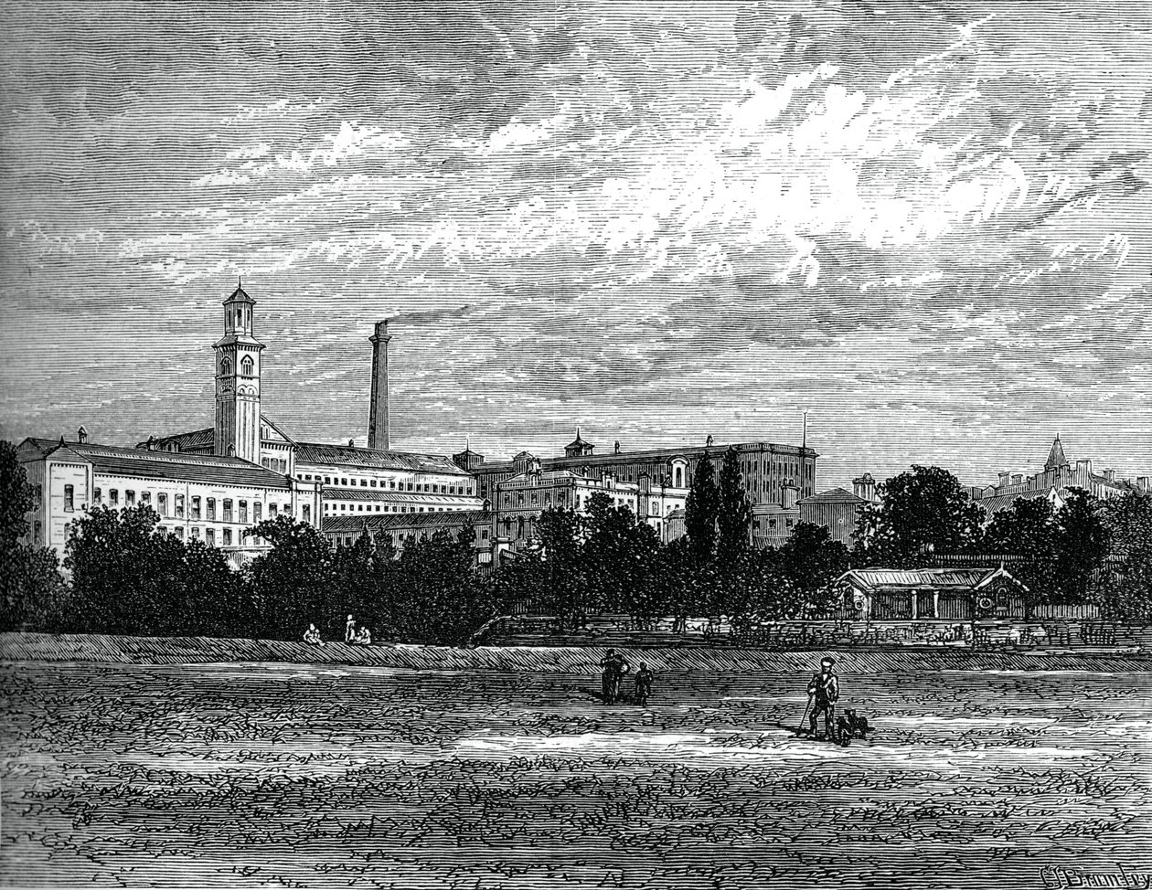 Zakłady Saltaire, ok. 1880 autorstwa Unbekannt