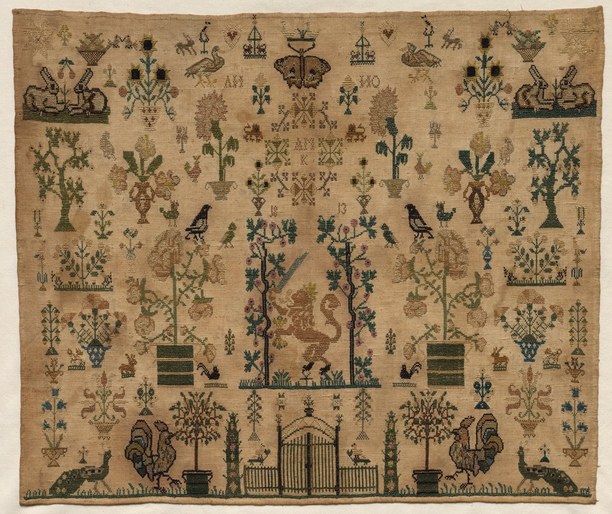 Fragment próbnika, 1813. autorstwa Unbekannt