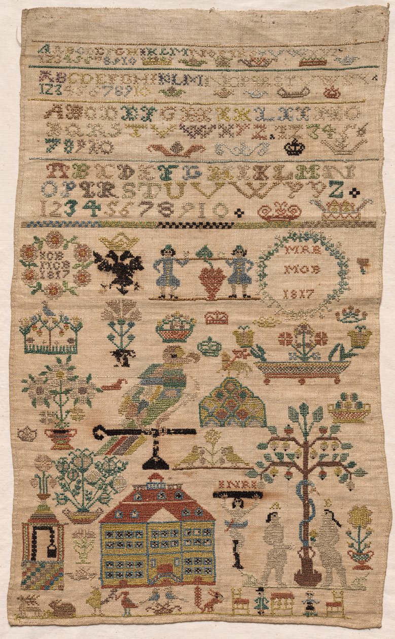 Fragment próbnika, 1817. autorstwa Unbekannt