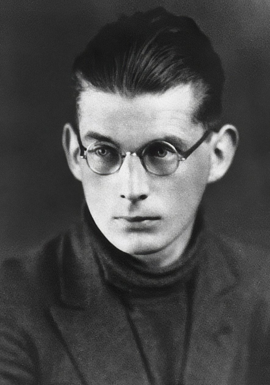 Samuel Beckett. Około 1920 r. autorstwa Unbekannt