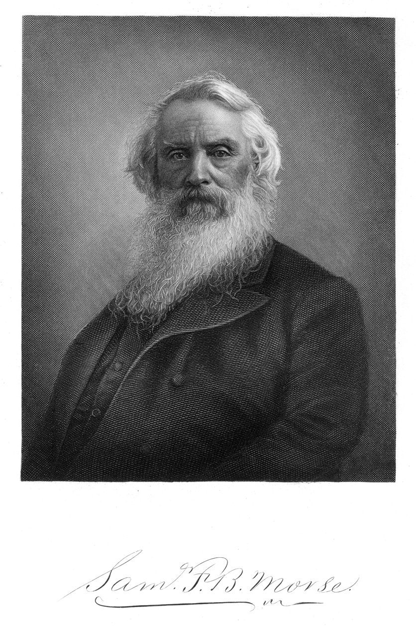 Samuel Finley Breese Morse, amerykański artysta i wynalazca, 1896 autorstwa Unbekannt