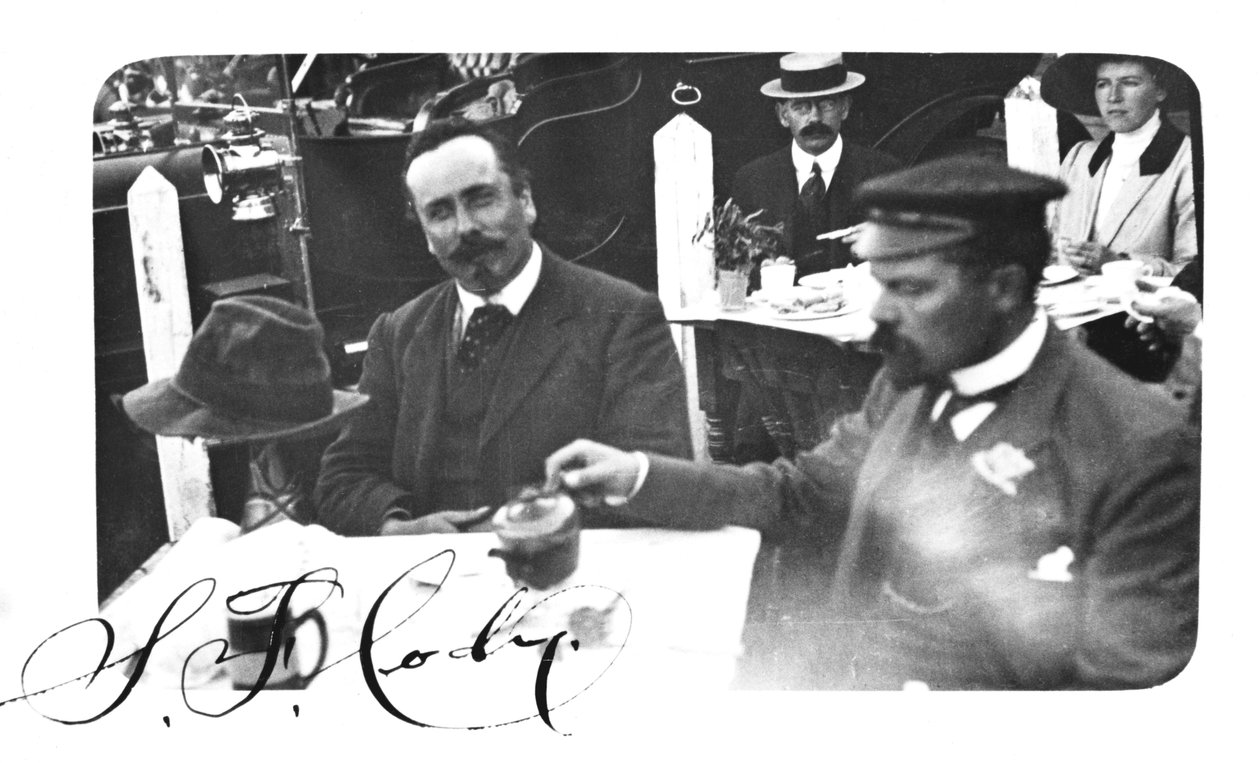 Samuel Franklin Cody 1862-1913, przed kamerą autorstwa Unbekannt