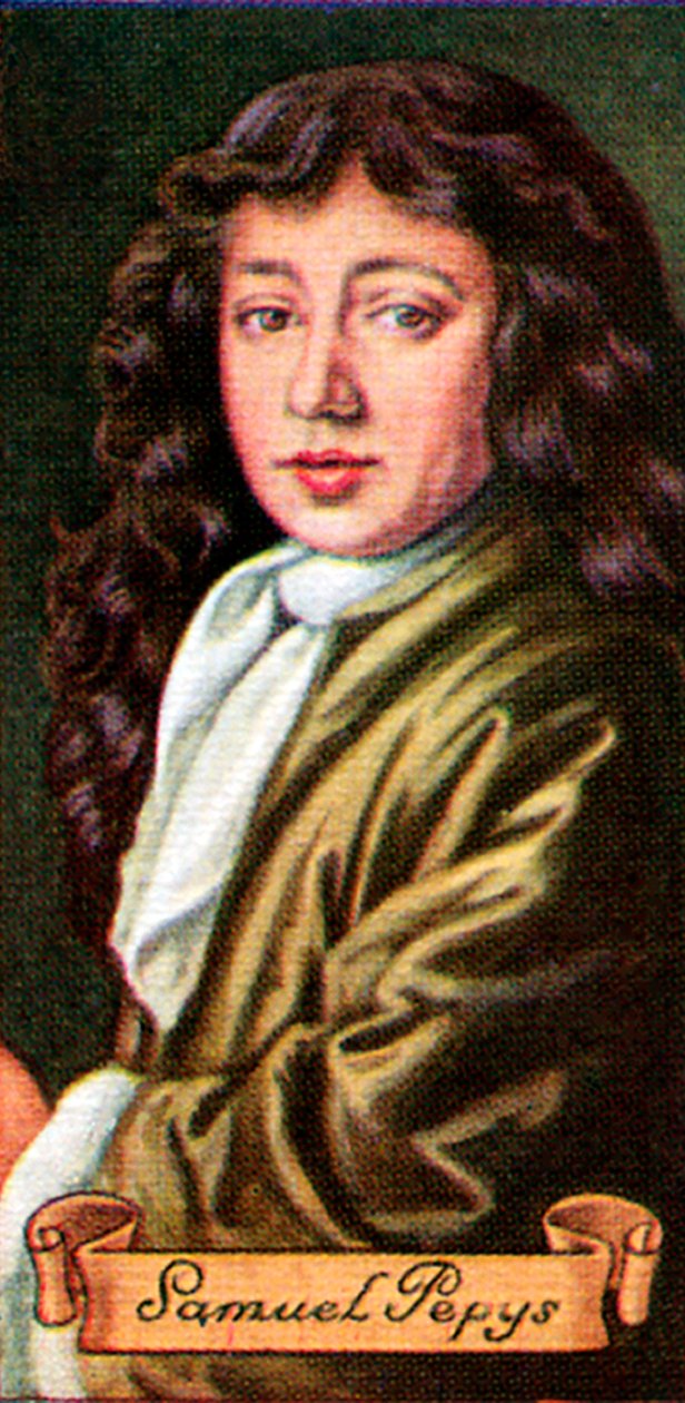 Samuel Pepys, zaczerpnięty z serii kart z papierosami, 1935 autorstwa Unbekannt