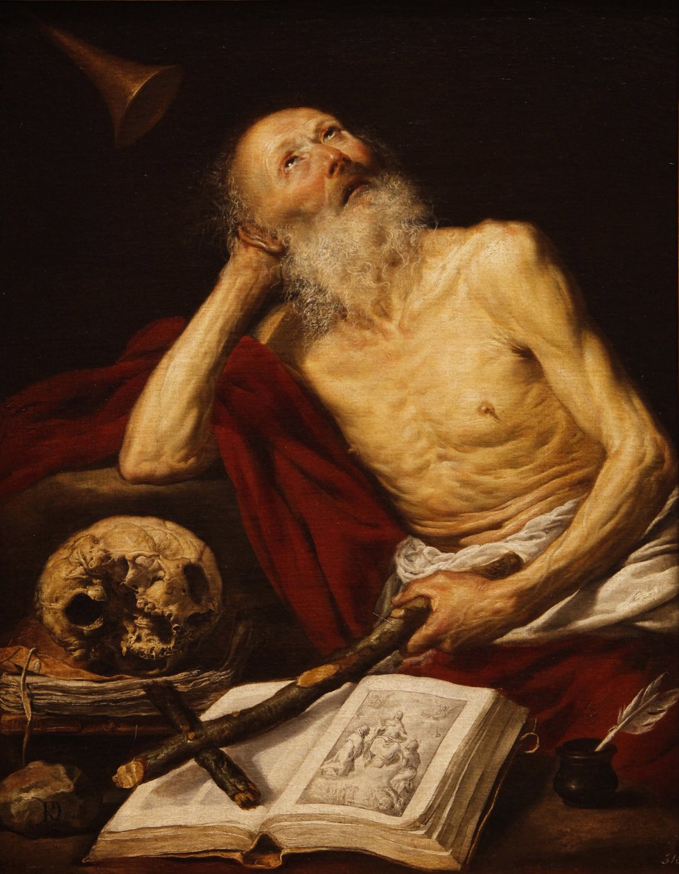 Św. Hieronim – Antonio de Pereda Madryt Hiszpania autorstwa Unbekannt
