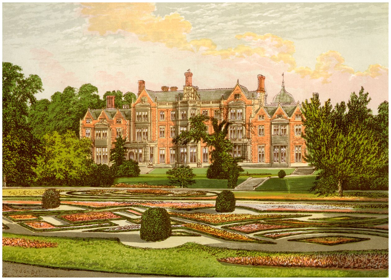 Sandringham, Norfolk, dom księcia Walii, ok. 1880 r. autorstwa Unbekannt