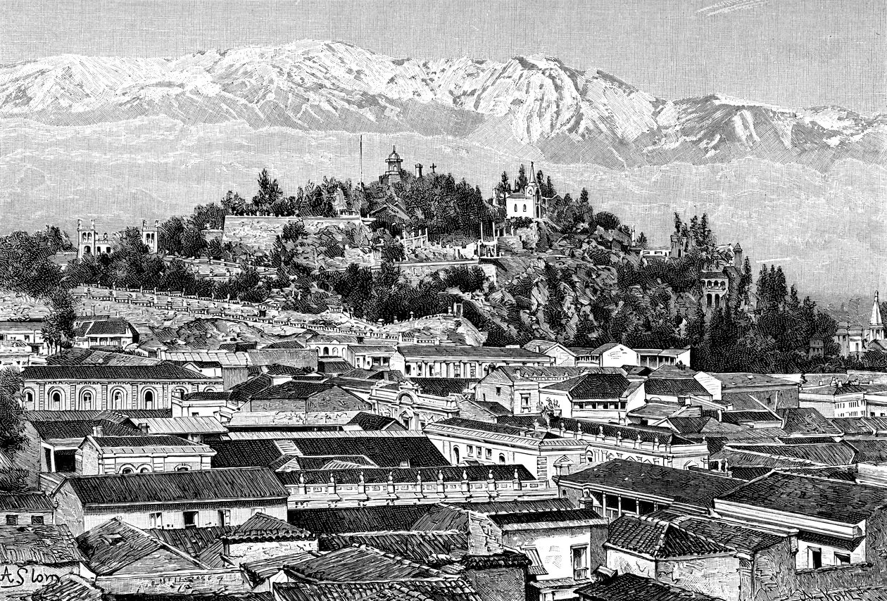 Santiago, Chile, 1895 autorstwa Unbekannt