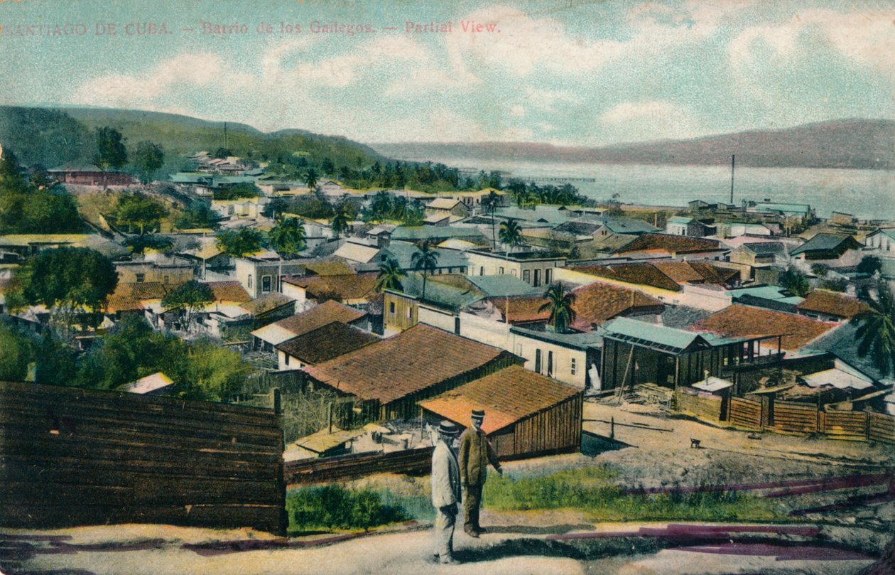 Santiago de Cuba. - Sąsiedztwo Gailegos. - Widok częściowy, c1910 autorstwa Unbekannt