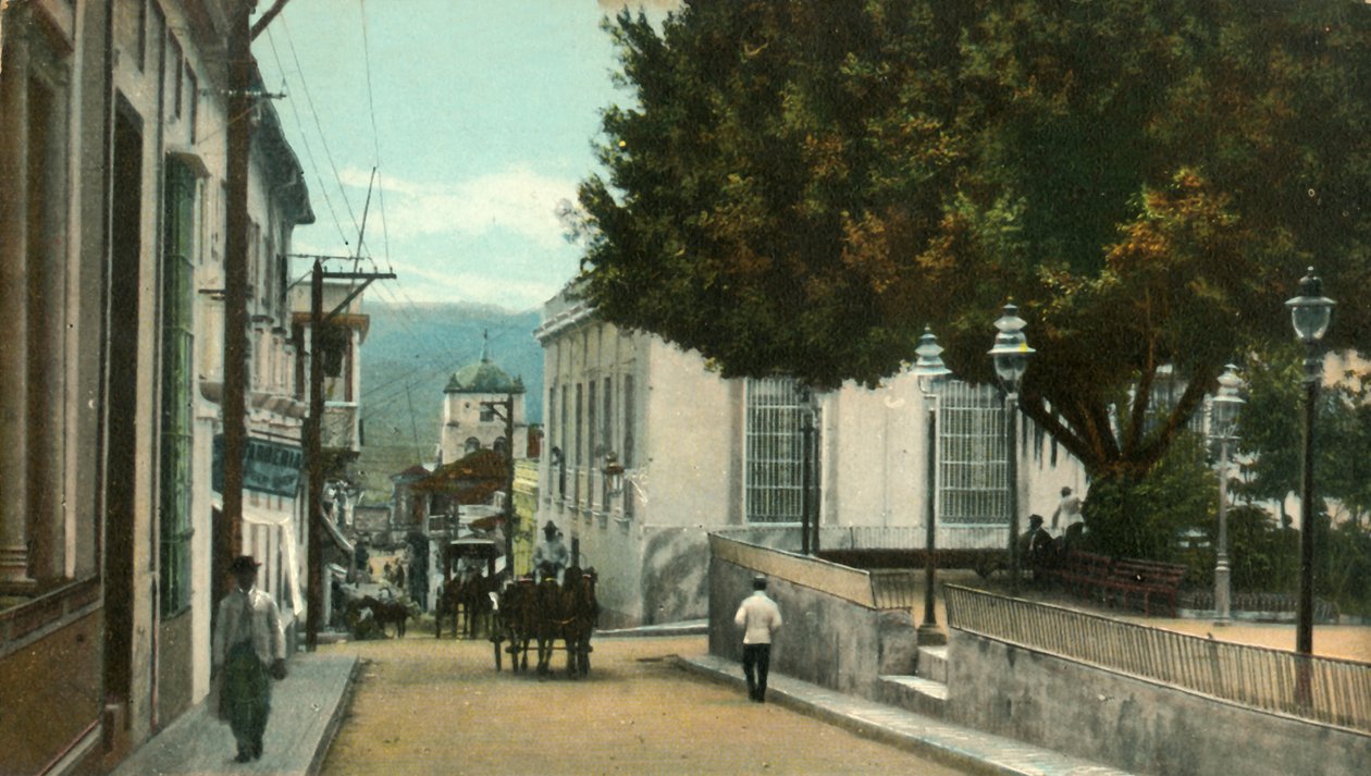 Santiago de Cuba - ulica Santo Tomas, 1907. autorstwa Unbekannt