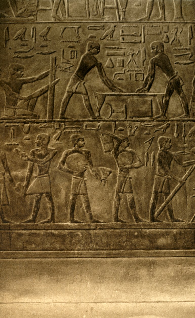 Saqqara - Grób malowideł ściennych Ti, c1918-c1939. autorstwa Unbekannt