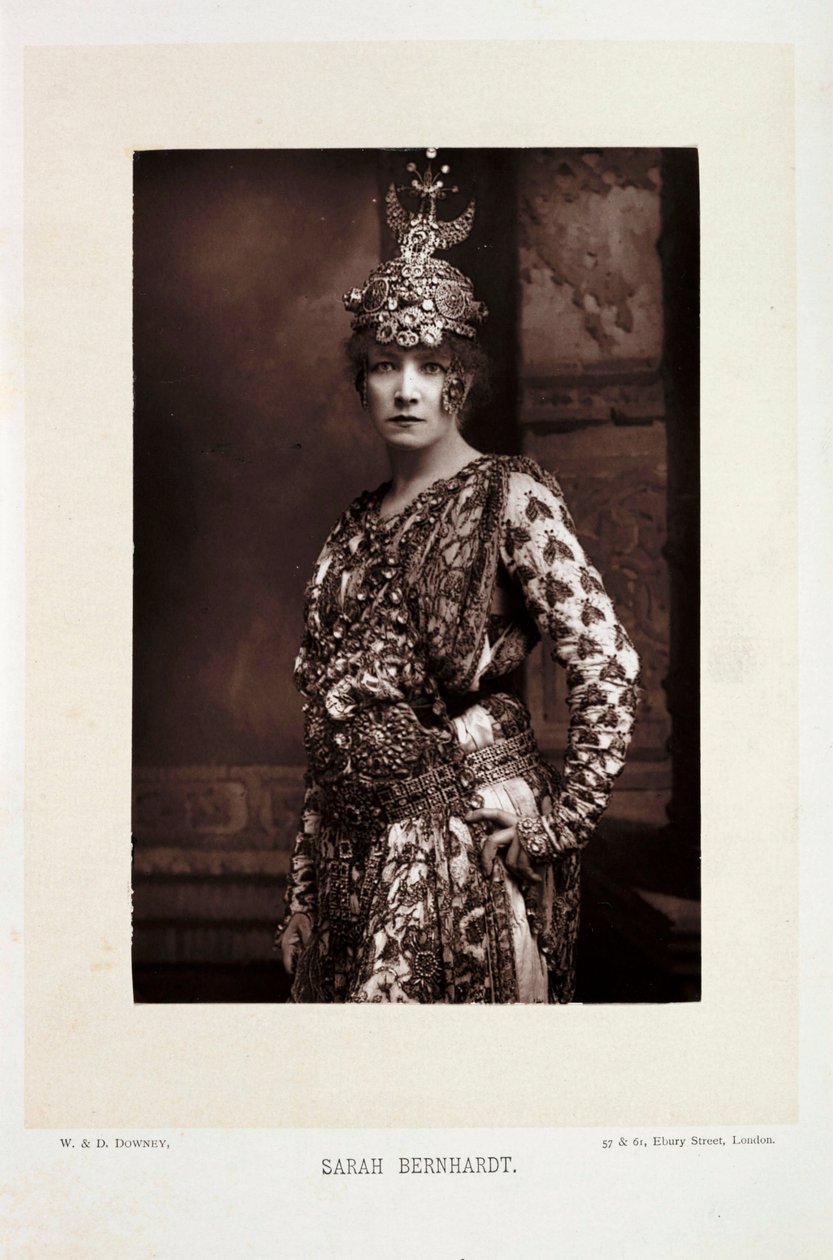 Sarah Bernhardt autorstwa Unbekannt