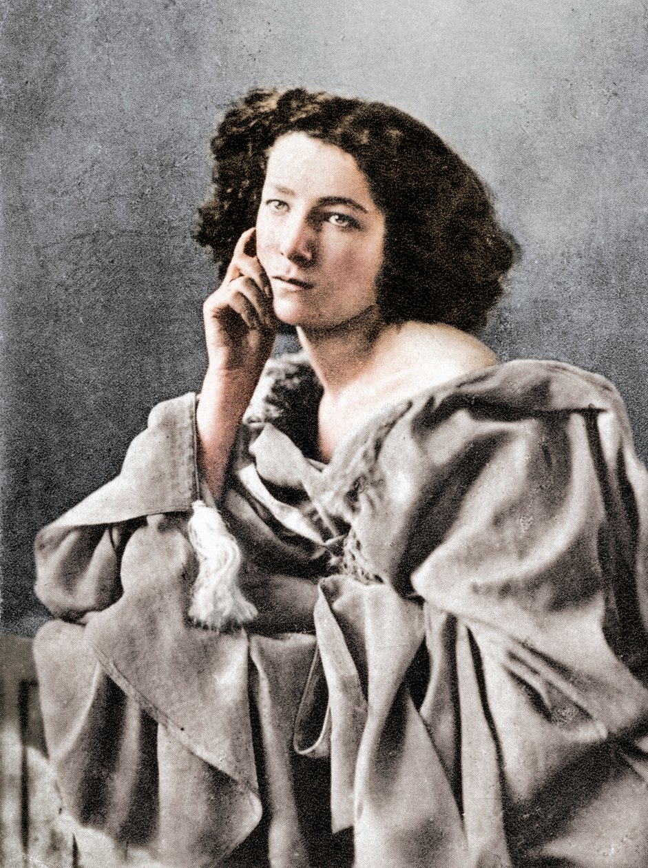 Sarah Bernhardt, francuska aktorka, 1869 autorstwa Unbekannt
