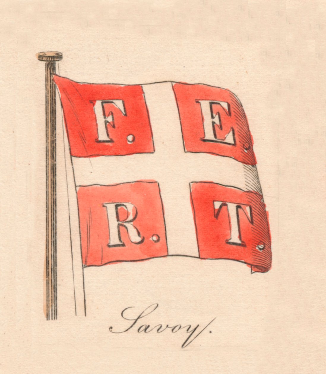 Sabaudia, 1838 autorstwa Unbekannt