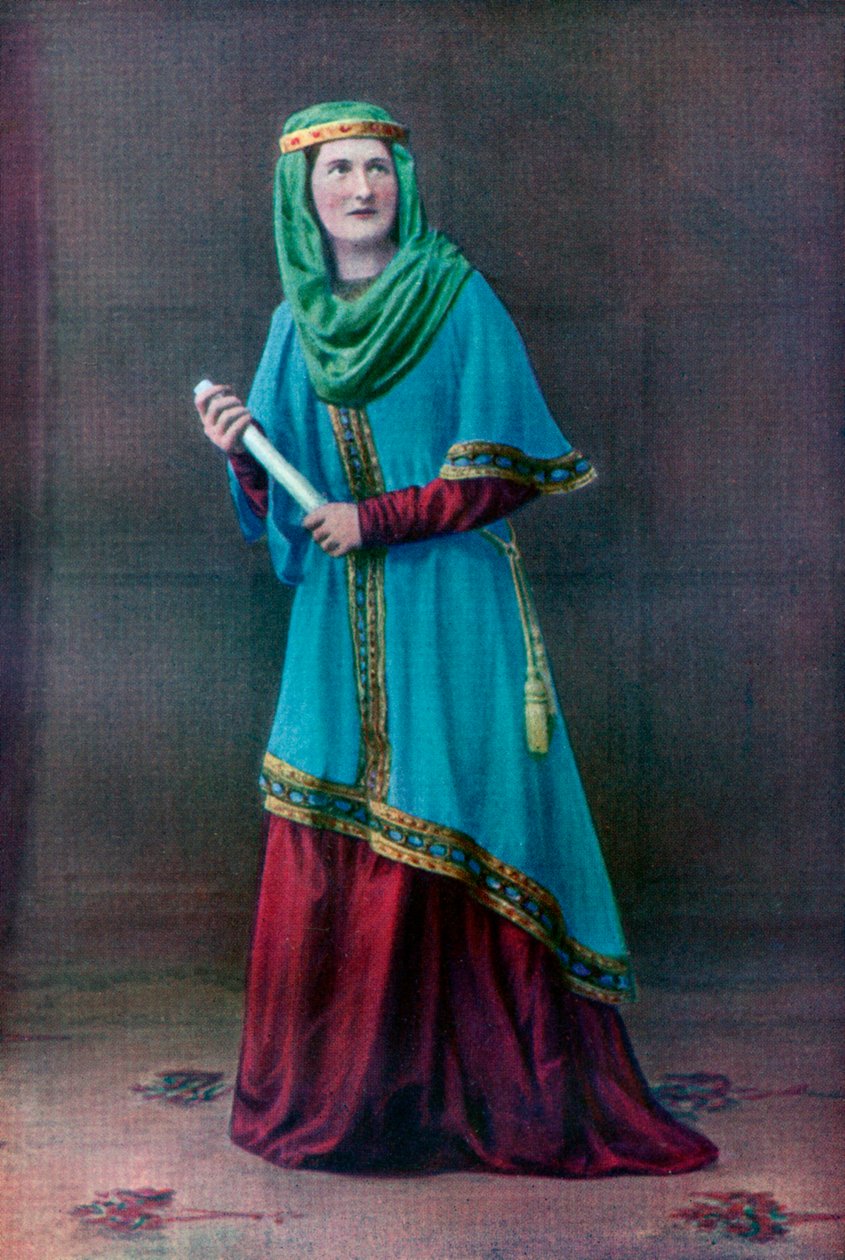 Saksońska dama, 1910 autorstwa Unbekannt