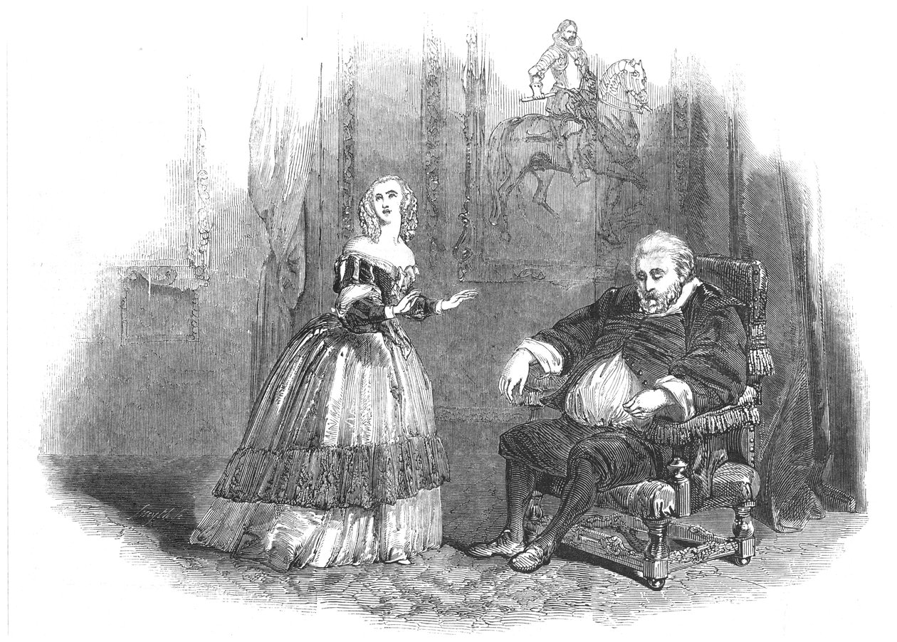 Scena z Il Masnadieri The Brigands, 1847 autorstwa Unbekannt