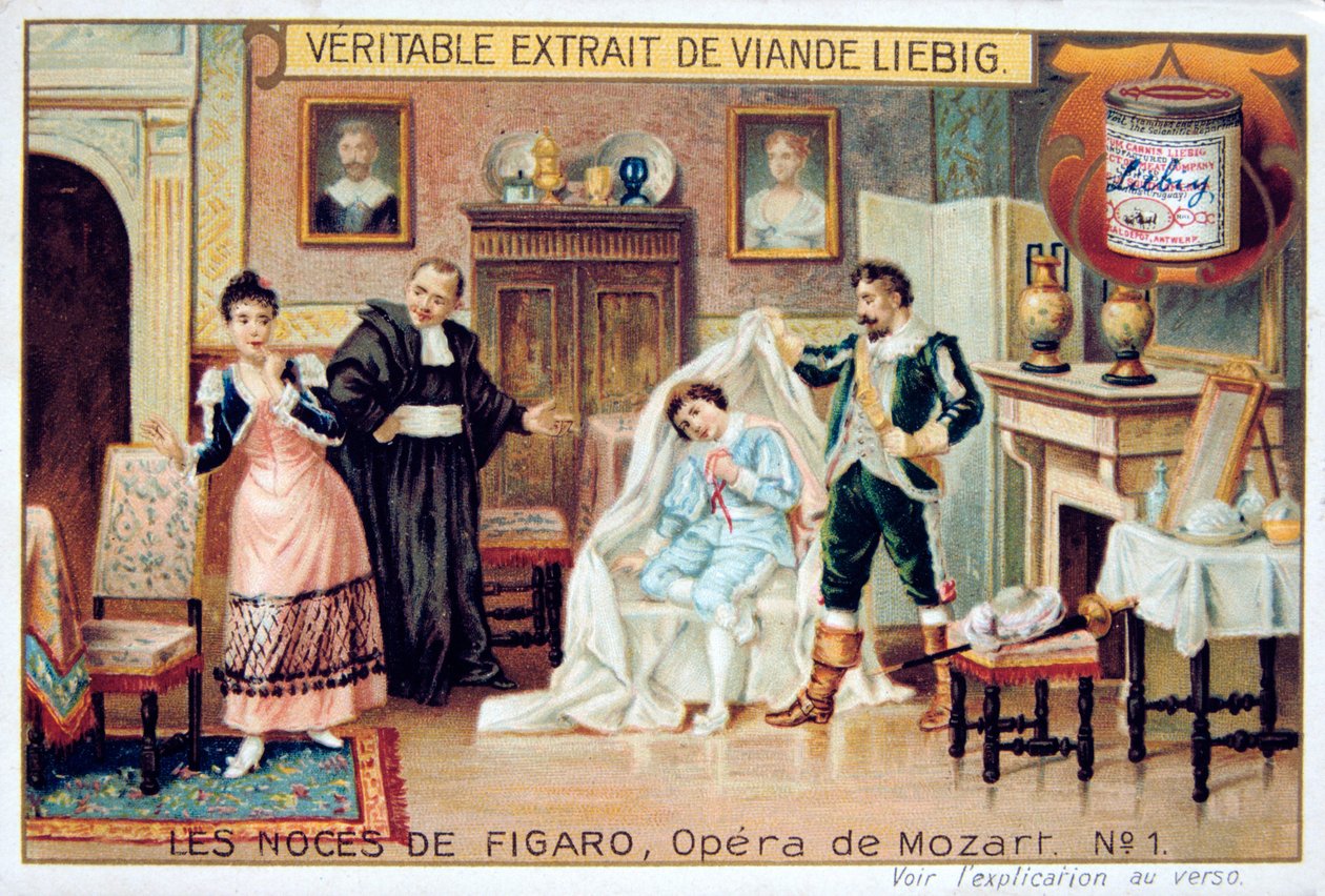 Scena z opery Mozarta Wesele Figara, 1786 1905. autorstwa Unbekannt
