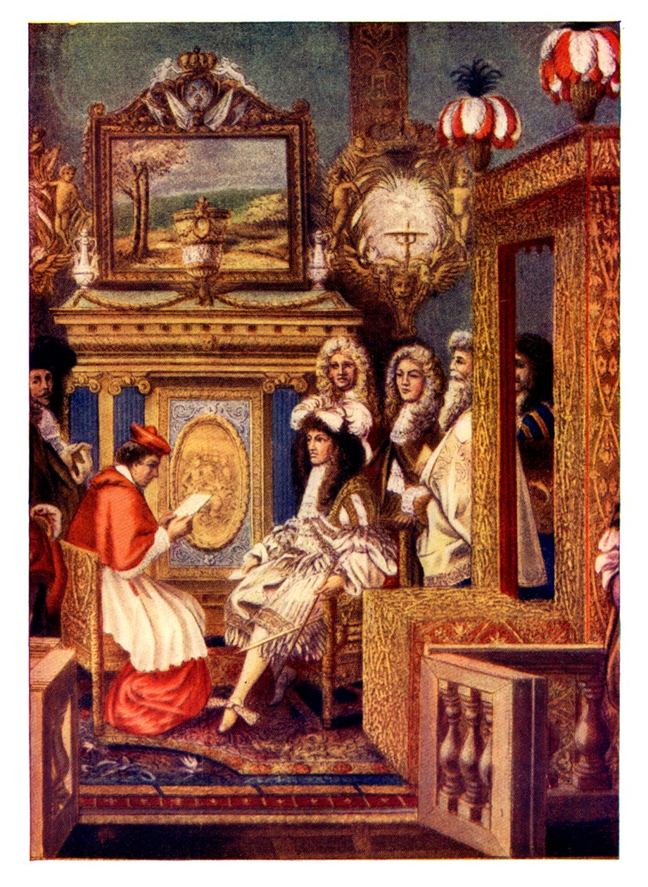 Scena z dworu francuskiego, XIX w. autorstwa Unbekannt