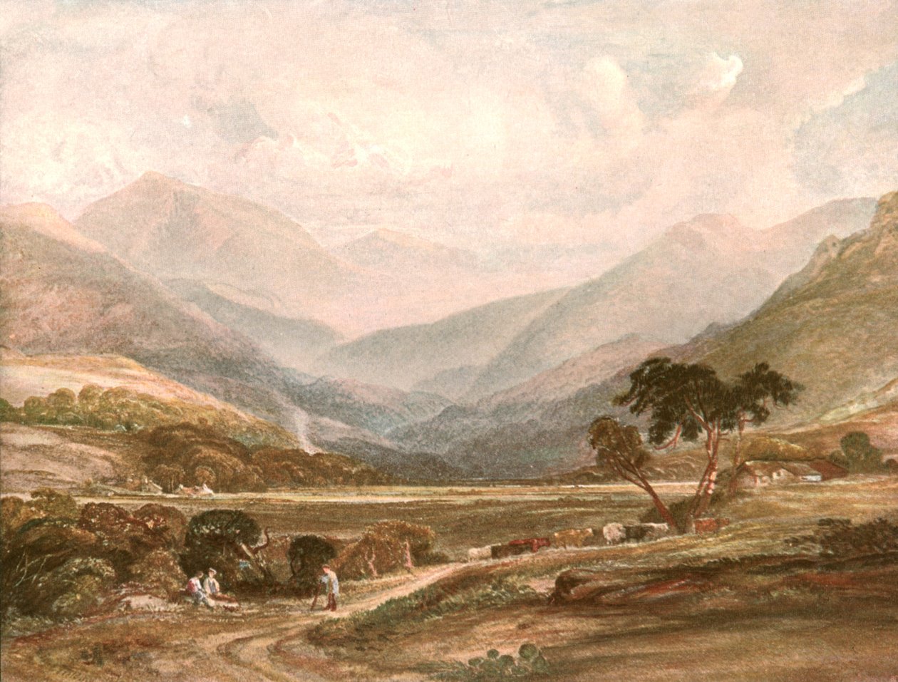 Scena w Glen Lochy, ok. 1900. autorstwa Unbekannt