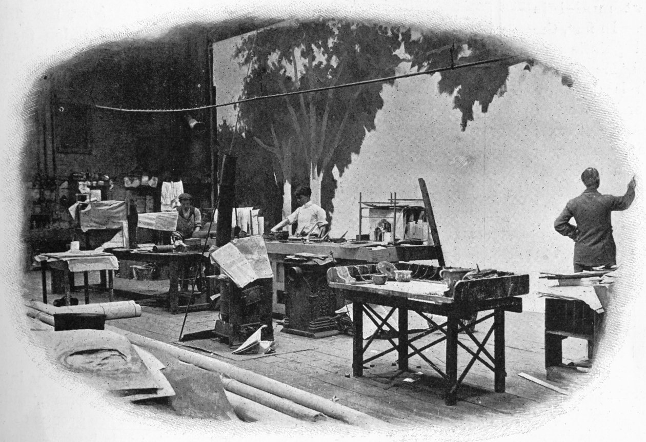Malarstwo sceniczne, Londyn, ok. 1900 1901 autorstwa Unbekannt