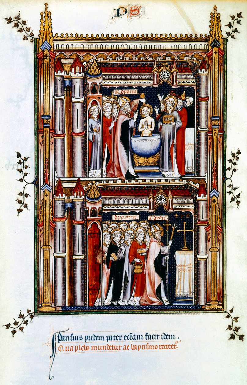Sceny z życia św. Denisa, patrona Francji, III wiek XIV wiek autorstwa Unbekannt