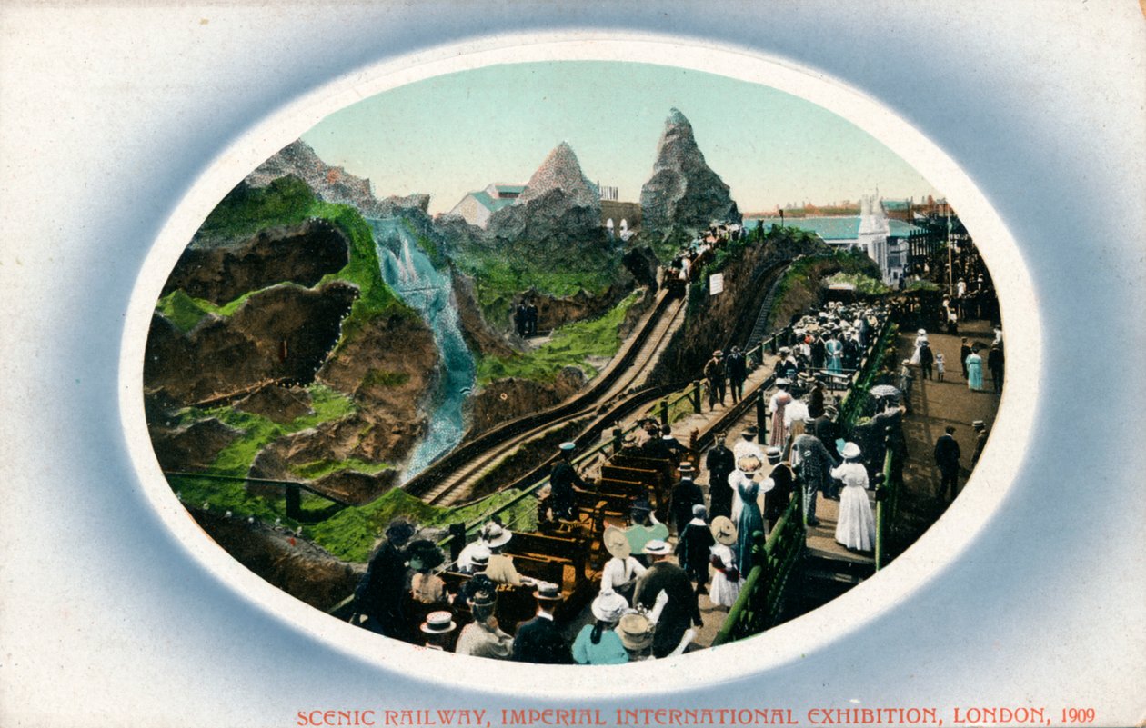 Kolej sceniczna, Międzynarodowa Wystawa Cesarska, Londyn, 1909 autorstwa Unbekannt