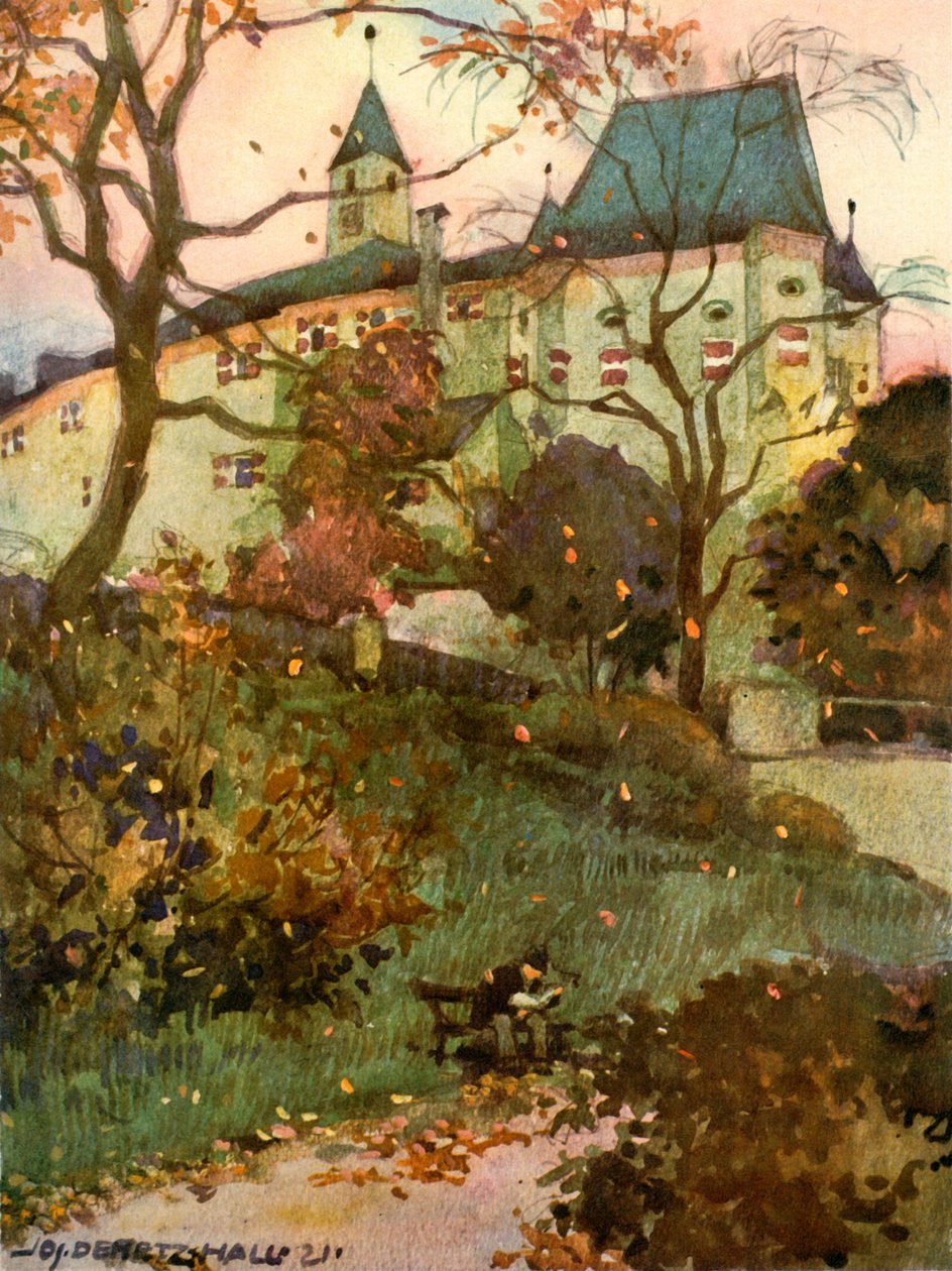 Zamek Weyherburg, ok. 1929. autorstwa Unbekannt