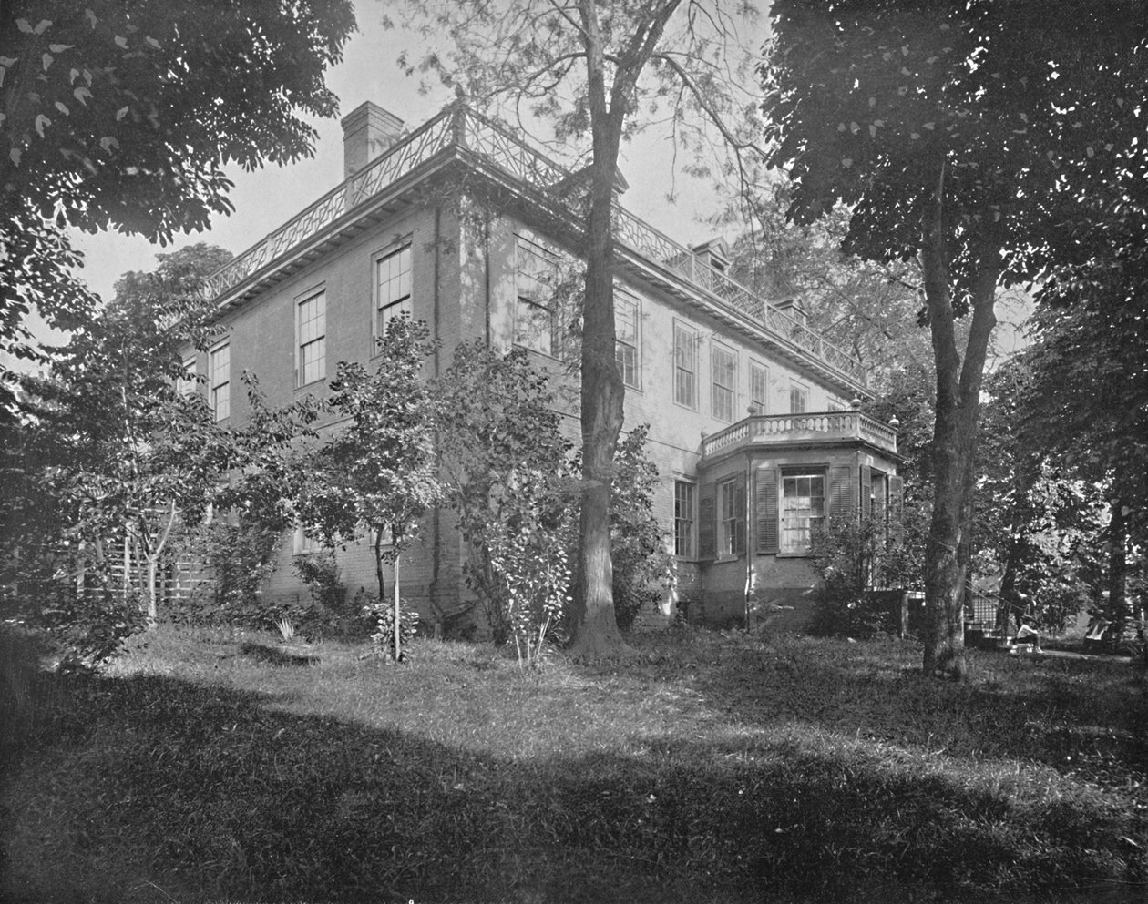 Schuyler Mansion, Albany, Nowy Jork, ok. 1897. autorstwa Unbekannt