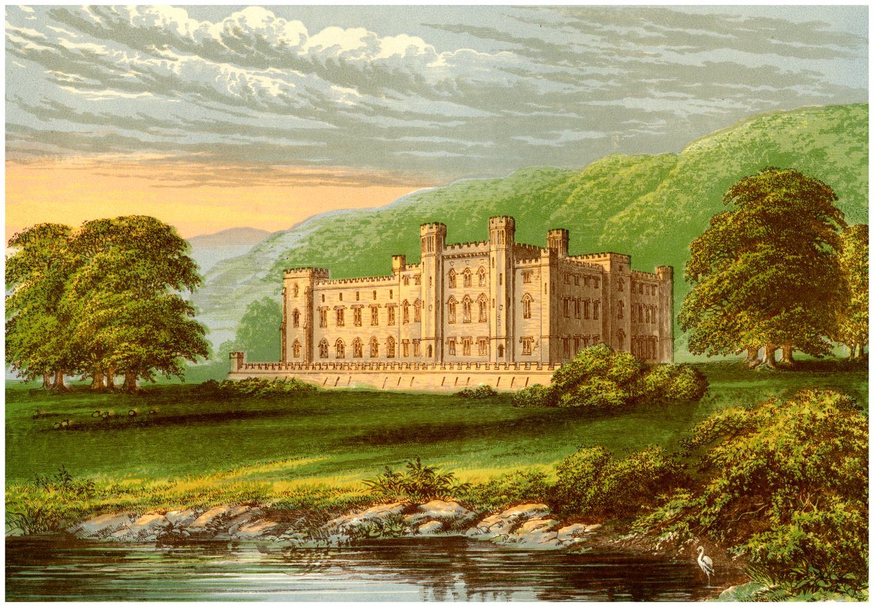 Scone Palace, Perthshire, Szkocja, dom hrabiego Mansfield, ok. 1880 r. autorstwa Unbekannt