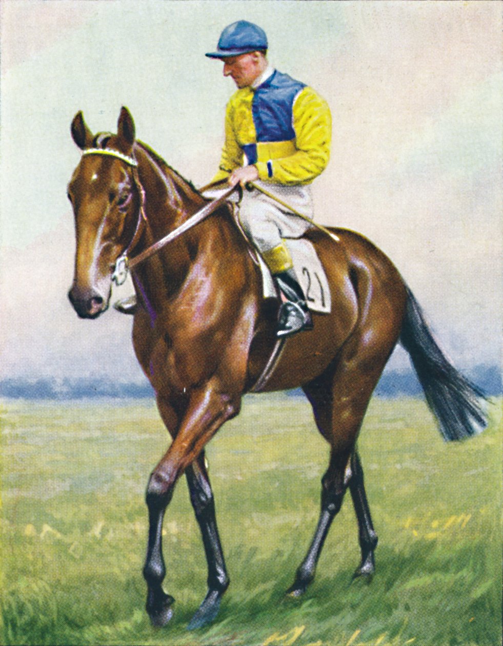 Związek Szkocki, Dżokej: B. Carslake, 1939. autorstwa Unbekannt
