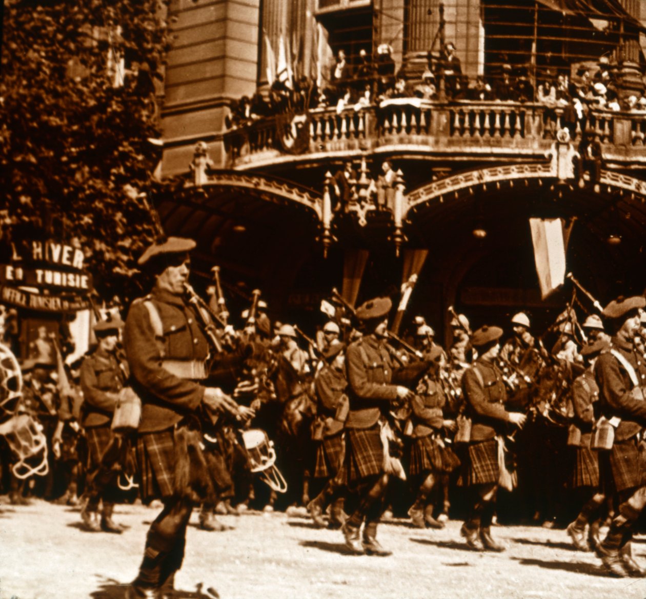 Żołnierze szkoccy, 14 lipca 1919 autorstwa Unbekannt
