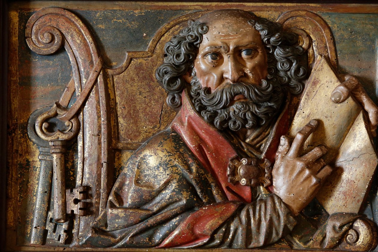 Rzeźba w katedrze na Majorce: Saint Peter, Palma, Spain autorstwa Unbekannt