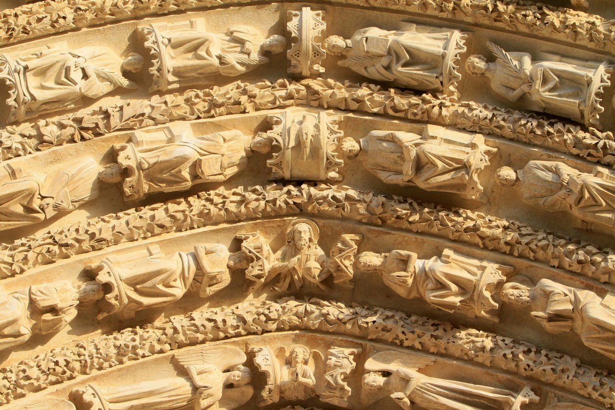 Rzeźby. Katedra św. Szczepana, Bourges, Francja autorstwa Unbekannt