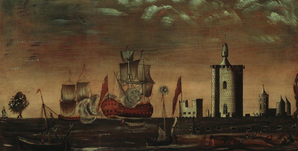 Fantazja pejzażowa, 1770-1800. autorstwa Unbekannt