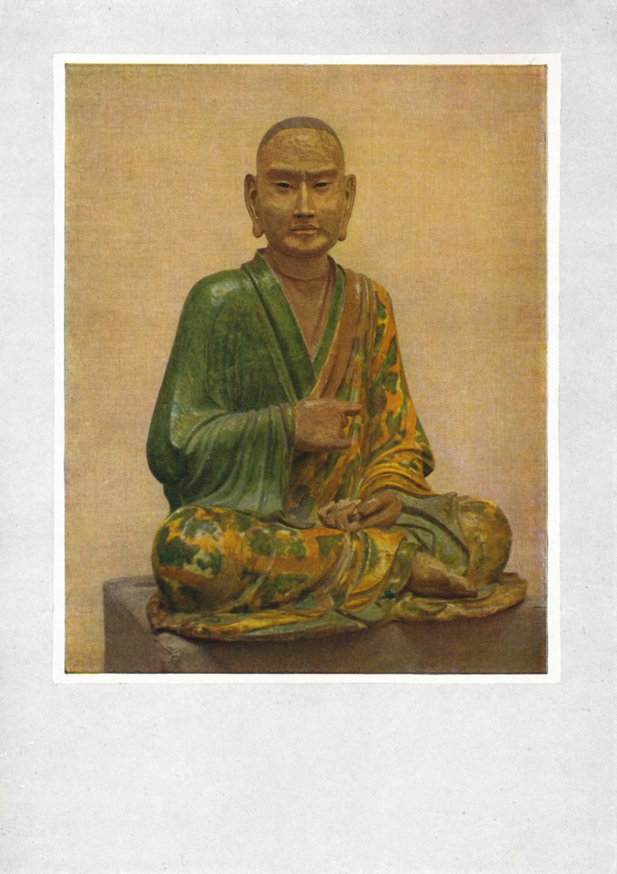 Siedząca figura Lohana - dynastia Tang, od VII do X wne, 1936 autorstwa Unbekannt