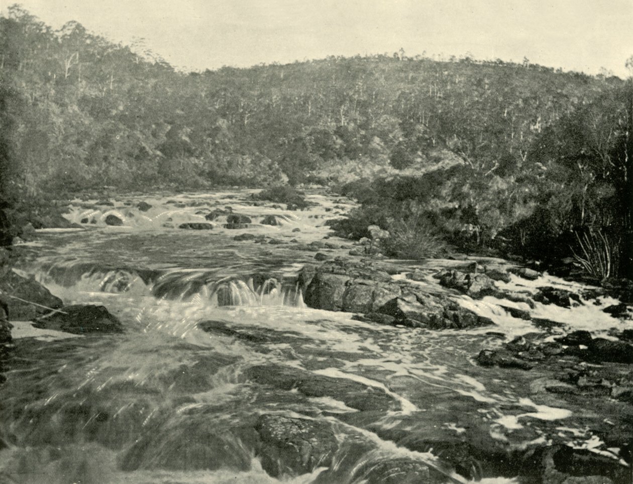 Drugi basen, rzeka South Esk, 1901. autorstwa Unbekannt