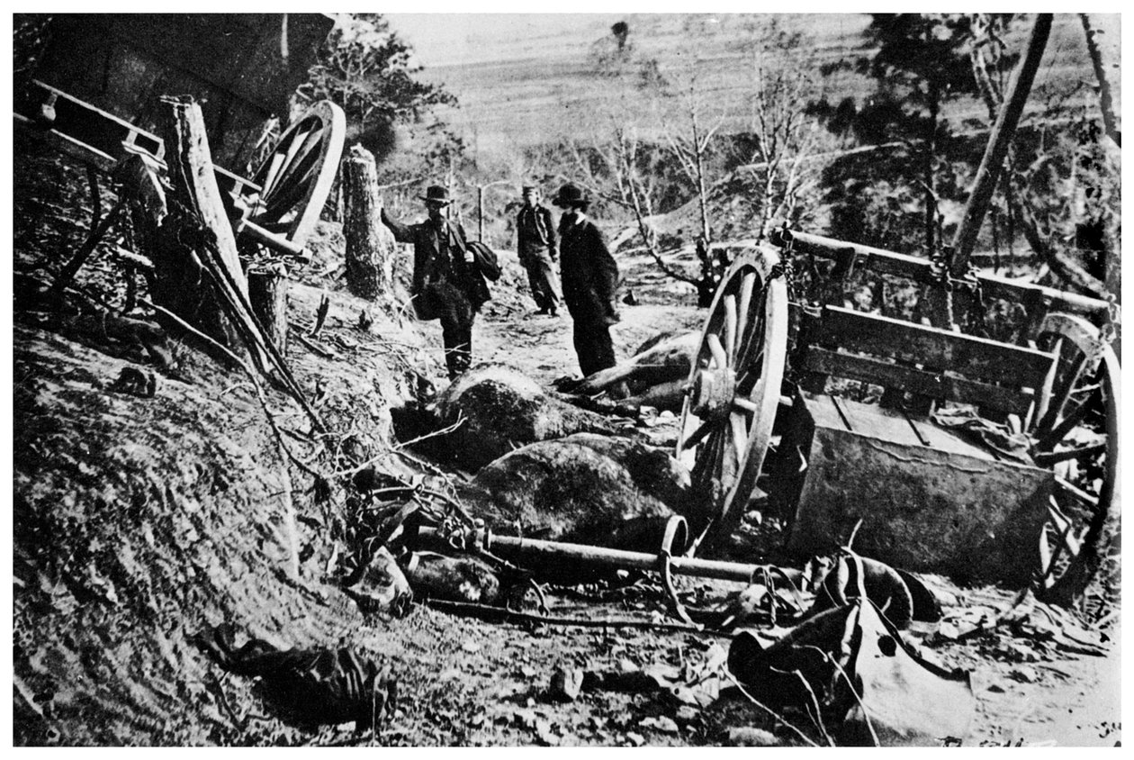 Druga bitwa pod Fredericksburgiem, wojna secesyjna, 1863 1955 autorstwa Unbekannt