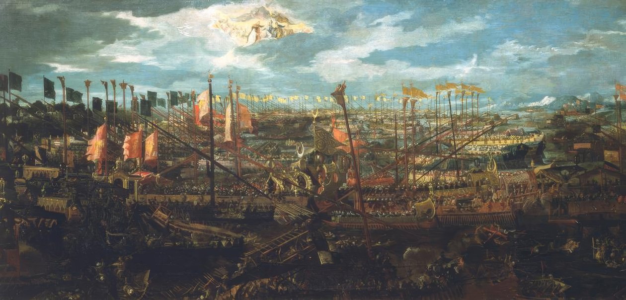 Bitwa pod Lepanto 1571 / Venez. Klejnot. autorstwa Unbekannt