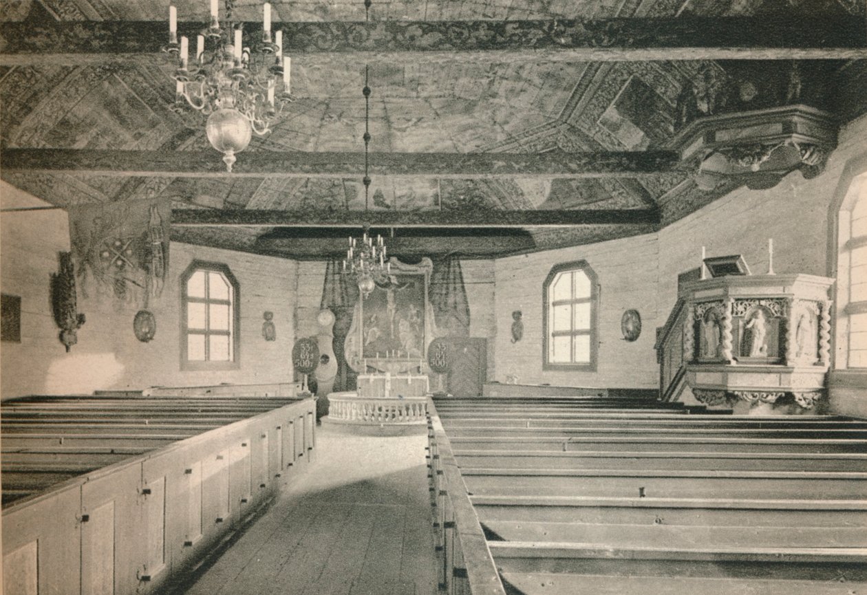 Kościół Seglora, Skansen, Sztokholm, 1925 autorstwa Unbekannt