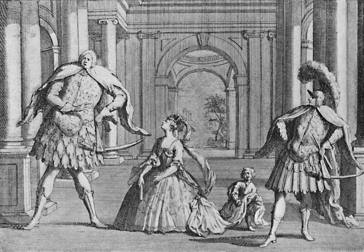 Senesino na scenie, 1725, 1904 autorstwa Unbekannt