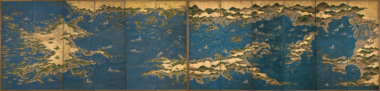 Seto Inland Sea, druga połowa XVII wieku. autorstwa Unbekannt