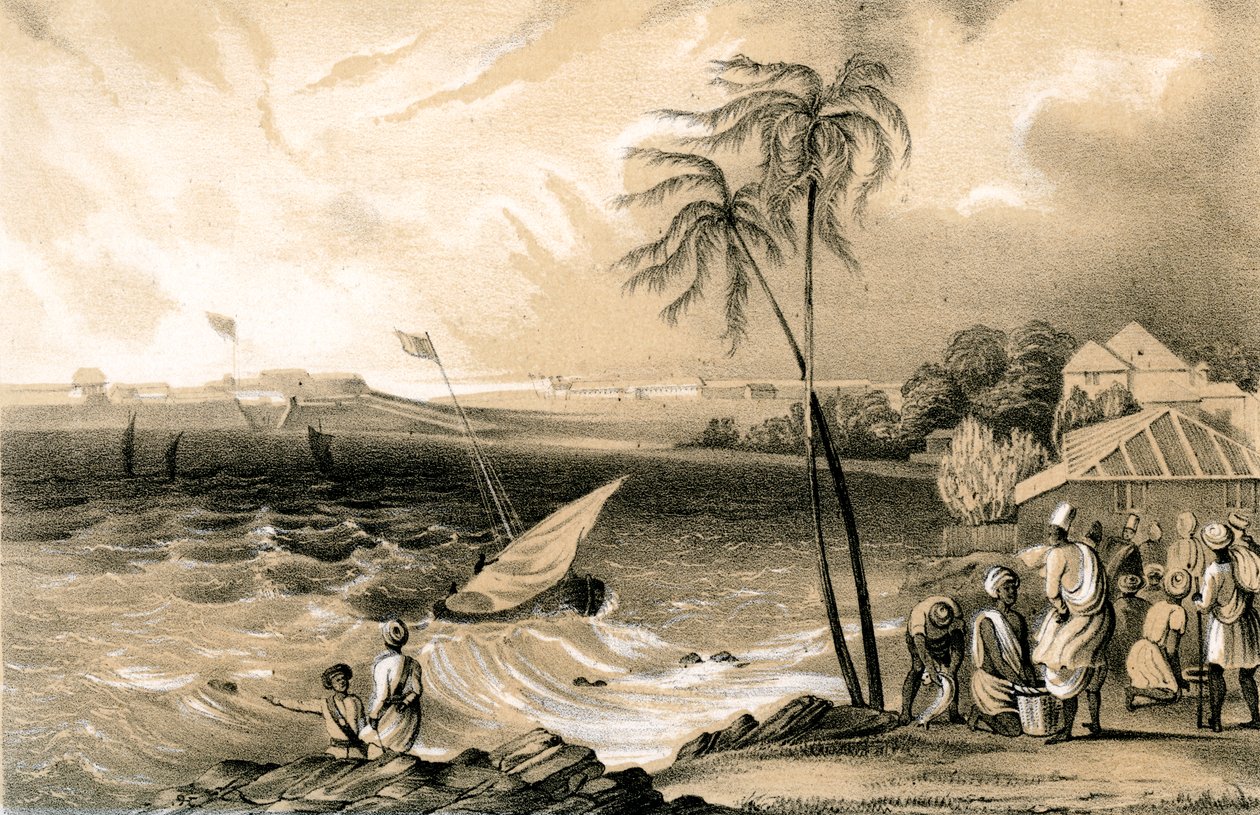 Ustawienie monsunowe, Fort Cannanore, 1847 autorstwa Unbekannt