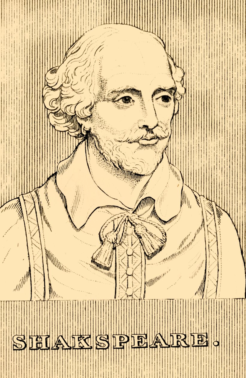 Szekspir, 1564-1616, 1830. autorstwa Unbekannt
