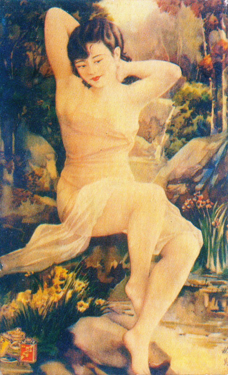 Plakat reklamowy w Szanghaju, ok. 1930 autorstwa Unbekannt
