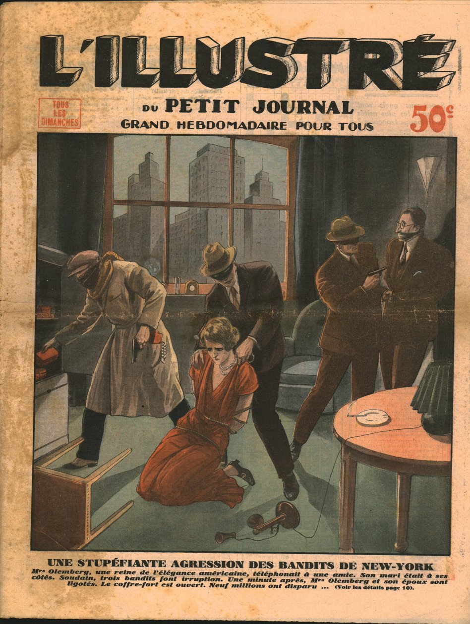 Szokujący napad bandytów w Nowym Jorku, 1932. autorstwa Unbekannt