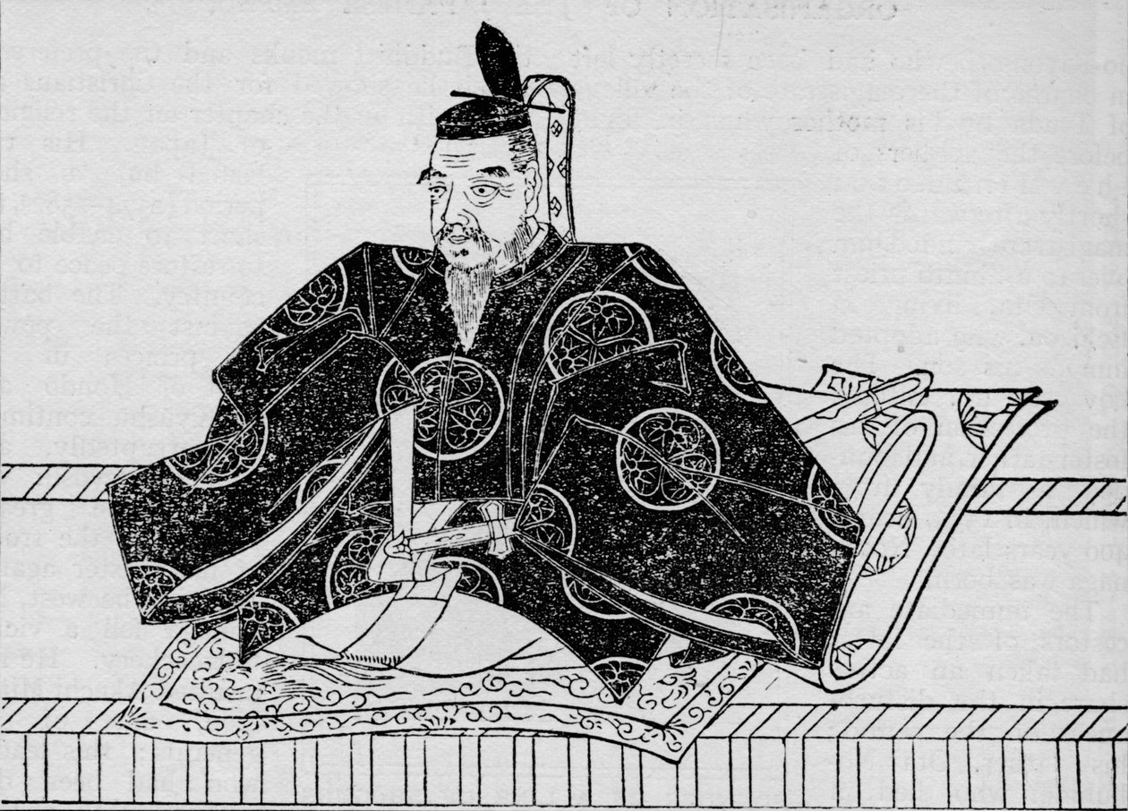 Shogun Tokugawa Ieyasu, największy władca Japonii w czasie pokoju i wojny, 1907. autorstwa Unbekannt