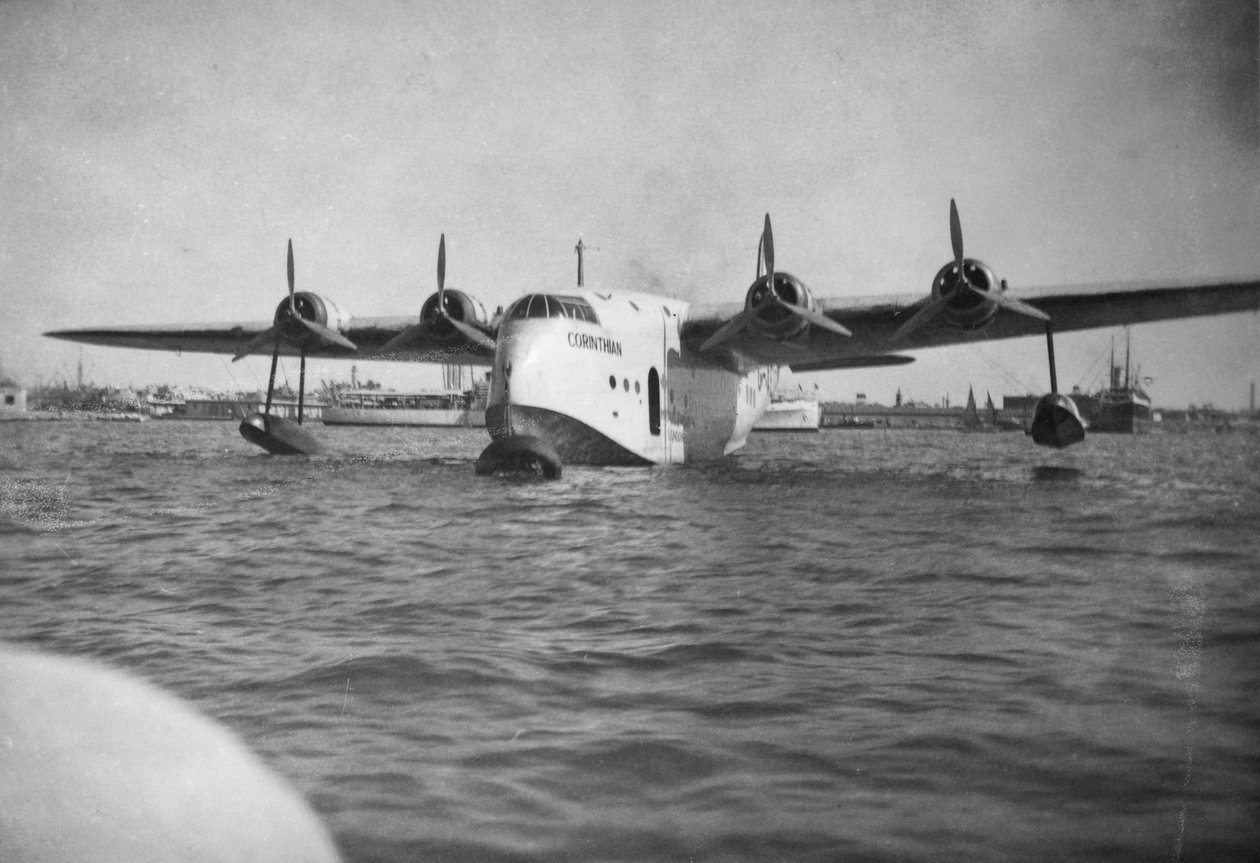 Latająca łódź Short Empire Corinthian, Aleksandria, Egipt, c1938-c1941 autorstwa Unbekannt